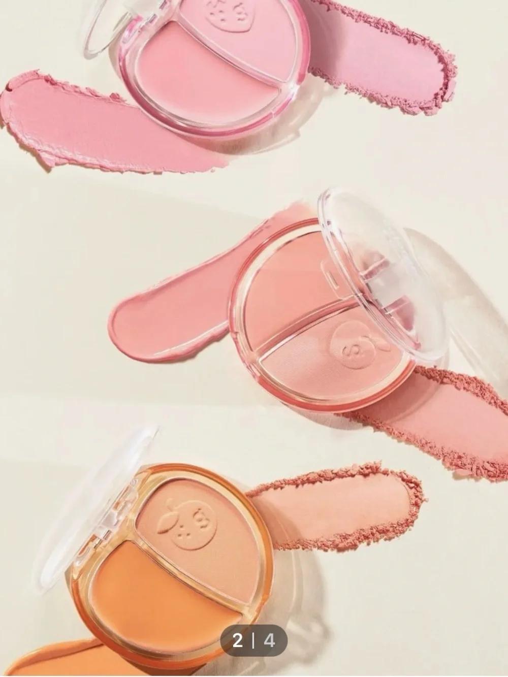 Tintin Dory Duo Blusher • Tangerine Duo • NEW IN BOX